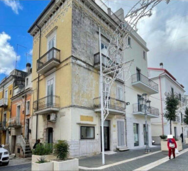 Cantiere corso Umberto 1 centro storico San Giovanni rotondo